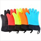 Double BBQ Silicone Oven Gloves Heat Resistant Harmless Practical