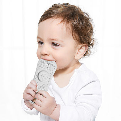 Flexible Soft Baby Teething Toy , Odorless Personalised Silicone Teether