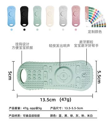 Juguete de silicona flexible y duradero seguro para masticar a los bebés