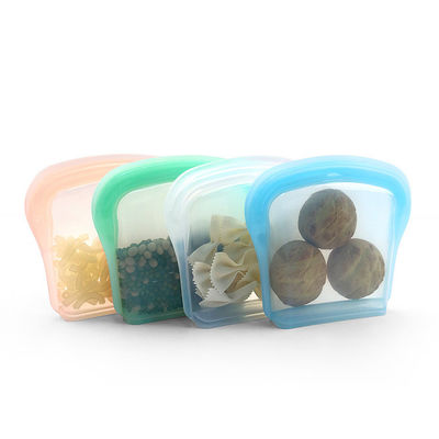 Bolsa de alimentos de silicona reutilizable eco-amigable para almacenamiento seguro y conveniente de alimentos