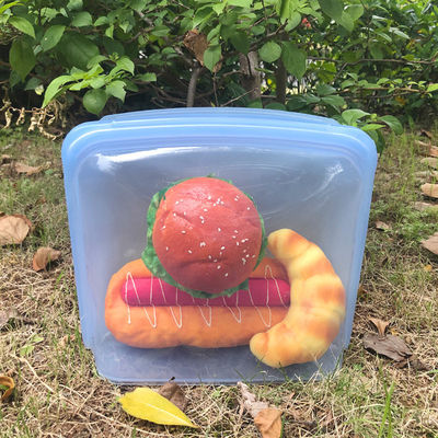 3000 ml Mega bolsas sostenibles reutilizables microondas duraderas congelador y lavavajillas caja fuerte